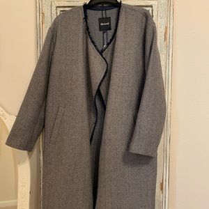 Madewell Plaid Overcoat